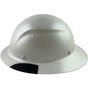 DAX Fiberglass Composite Hard Hat - Full Brim Pearl White - Left View