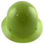 MSA Skullgard Full Brim Hard Hat with FasTrac III Ratchet Suspension - Lime