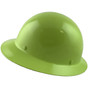 MSA Skullgard Full Brim Hard Hat with FasTrac III Ratchet Suspension - Lime