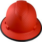 Pyramex Ridgeline Full Brim Style Hard Hat with Red Graphite Pattern with Protective Edge