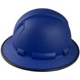 Pyramex Ridgeline Full Brim Style Hard Hat with Blue Graphite Pattern Right View