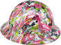 Maui Vacation Design Full Brim Hydro Dipped Hard Hats ~ Right Side View