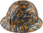 Fighting Tiger Design Full Brim Hydro Dipped Hard Hats - Right Side View