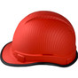 Pyramex Ridgeline Cap Style Hard Hat with Red Graphite Pattern - Left View
