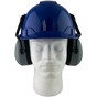 Pyramex Ridgeline Cap Style hard hat with Earmuff Attachment (x-KIT-HP44110-CM6010)