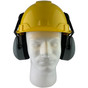 Pyramex Ridgeline Cap Style hard hat with Earmuff Attachment (x-KIT-HP44110-CM6010)