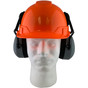 Pyramex Ridgeline Cap Style hard hat with Earmuff Attachment (x-KIT-HP44110-CM6010)