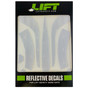 DAX White Reflective Decal Kit No Flash