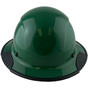 DAX Fiberglass Composite Hard Hat - Full Brim Factory Green with Protective Edge
