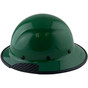 DAX Fiberglass Composite Hard Hat - Full Brim Factory Green with Protective Edge