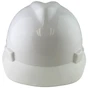 MSA V-Gard Cap Style Breast Cancer Awareness Ribbon Hard Hats with Fas-Trac Suspensions White