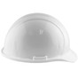 ERB Americana Cap Style Hard Hat with Ratchet Suspension and 4-Point Chinstrap - White