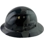 Actual Carbon Fiber Hard Hat - Full Brim Camo Black