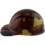 DAX Fiberglass Composite Hard Hat - Cap Style 5050 Desert Camo Natural Tan - Left View