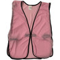 Light Pink Soft Mesh Plain Safety Vest