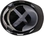 MSA V-Gard Cap Style Hard Hats with Staz-On Suspensions Matte Black - Inside View