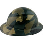 Actual Carbon Fiber Hard Hat - Full Brim Jungle Camo 