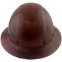 Dynamic Wofljaw Full Brim Fiberglass Hard Hat with 8 Point Ratchet Suspension - Natural Tan - Front View