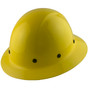 Dynamic Wofljaw Full Brim Fiberglass Hard Hat with 8 Point Ratchet Suspension - Yellow - Oblique View