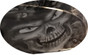 Hydro Dipped Auto Darkening Welding Helmet – Hades White Design ~ Detail
