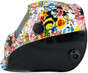 Hydro Dipped Auto Darkening Welding Helmet – Sticker Bomb Design ~ Left Side View