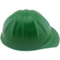 SkullBucket Aluminum Cap Style Hard Hats with Ratchet Suspensions – Standard Green ~ Right Side View