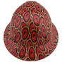 United States Marine Corps Design Full Brim Hydro Dipped Hard Hats 
Back View