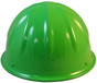 SkullBucket Aluminum Cap Style Hard Hats with Ratchet Suspensions – Lime Green
Back View