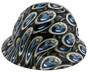 US Air Force Hat Design Full Brim Hydro Dipped Hard Hats 
Right Side View