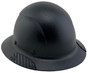 DAX Fiberglass Composite Hard Hat - Full Brim Textured Black
Oblique View
