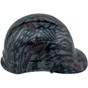 Carbon Fiber and American Flag Design Hydro Dipped Hard Hats Cap Style Design
