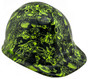 Skater Girl Neon Green Design Cap Style Hydro Dipped Hard Hats
Right Side Oblique View