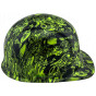 Skater Girl Neon Green Design Cap Style Hydro Dipped Hard Hats
Right Side View