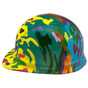 Neon Camo Design Cap Style Hydro Dipped Hard Hats
Left Side View
