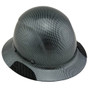 Composite Material Hard Hat - Full Brim Hydro Dipped - Graphite Design
Right Side Oblique View