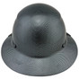Composite Material Hard Hat - Full Brim Hydro Dipped - Graphite Design
Back View