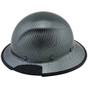 Composite Material Hard Hat - Full Brim Hydro Dipped - Graphite Design
with Edge Left Side View