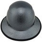 Composite Material Hard Hat - Full Brim Hydro Dipped - Graphite Design
with Edge Back View    