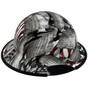 Composite Material Hard Hat - Full Brim Hydro Dipped – Second Amendment Design 
Left Side View