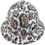 Tattoo Envy Design Full Brim Hydro Dipped Hard Hats 
Front View