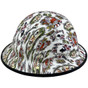 Tattoo Envy Design Full Brim Hydro Dipped Hard Hats with Optional Edge 
Right Side Oblique View