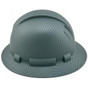 Pyramex Ridgeline Full Brim Style Hard Hat with Silver Graphite Pattern 
Left Side View