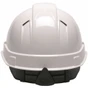 Pyramex Ridgeline VENTED Cap Style Hard Hats White  6 Point Suspensions