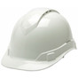 Pyramex Ridgeline VENTED Cap Style Hard Hats White Color
 Left Side Oblique View