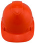 Pyramex Ridgeline Vented Hi-Viz Orange Cap Style Hard Hat - 6 Point Suspensions