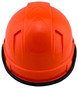Pyramex Ridgeline Vented Hi-Viz Orange Cap Style Hard Hat - 6 Point Suspensions