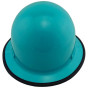 MSA Skullgard Full Brim Hard Hat with FasTrac III Ratchet Suspension - Teal Color with Edge Front View