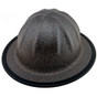 SkullBucket Aluminum Full Brim Hard Hats with Ratchet Suspensions with Optional Edge - Textured Granite with Optional Edge