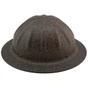 SkullBucket Aluminum Full Brim Hard Hats with Ratchet Suspensions – Brown Stone 
Right Side View