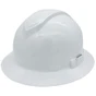 Pyramex Type II T2 Ridgeline Full Brim Hard Hat  White Oblique Left